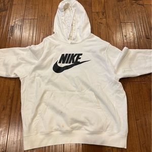Nike White Hoodie